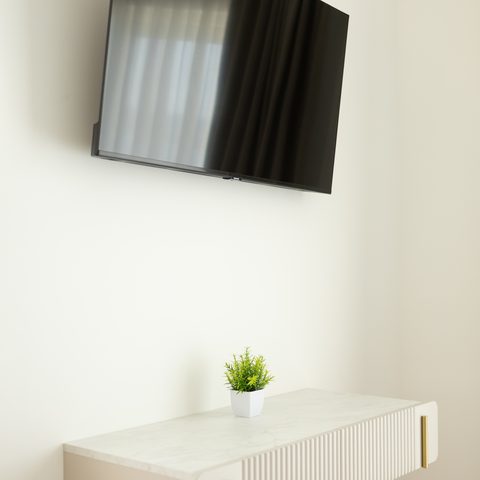 Smart TV in bedroom