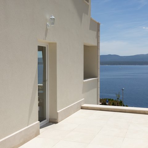 Upper terrace with sea view